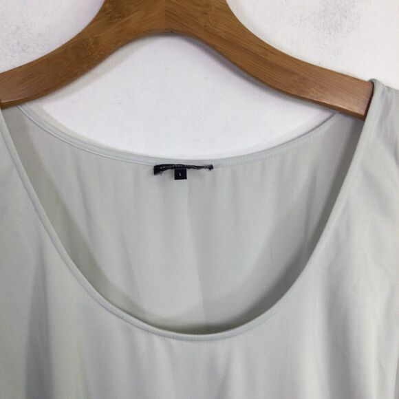 Universal Standard Womens Ruffle Slip Dress Sleeveless Gray Size L/3X - Picture 8 of 16